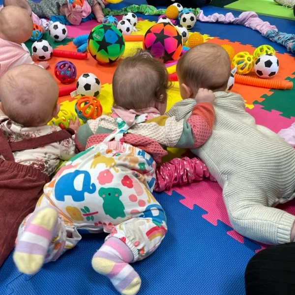 baby social hug